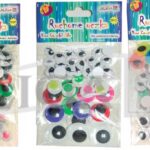 RUCHOME OCZKA SAMOPRZYLEPNE MIX ROZMIARÓW I KOLORÓW MT-6401*4654*1843*