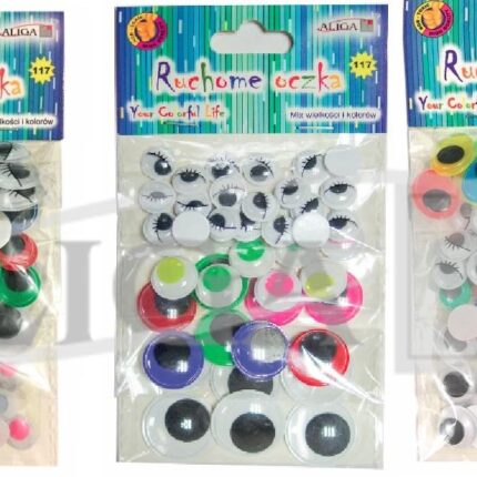 RUCHOME OCZKA SAMOPRZYLEPNE MIX ROZMIARÓW I KOLORÓW MT-6401*4654*1843*