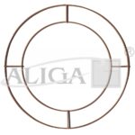 Ring metalowy miedziany rozmiar 6”, średnica dużego / małego okręgu 15,0 cm / 10,5 cm