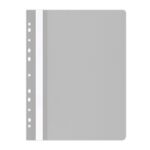 Skoroszyt OFFICE PRODUCTS, PP, A4, miękki, 100/170mikr., wpinany, szary*7430*7447*