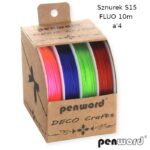 Sznurek fluo 4 kolory po 10m *2135*