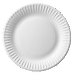 Talerzyk Papierowy biały 15 cm/100 sztuk *4643*