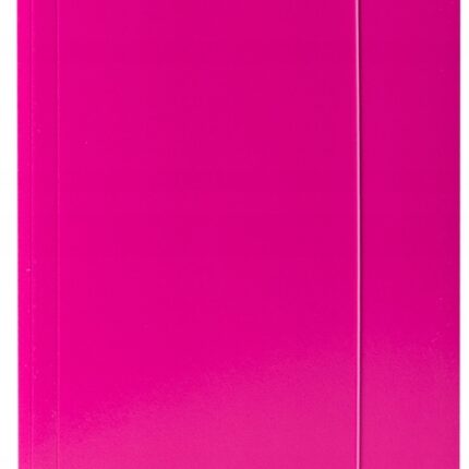 Teczka lakierowana różowa z gumką A4*4774*
