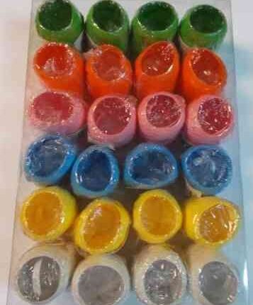 WSTĄŻKA JAJKO MATOWA 1szt WST-MAT10 5mmx10m. Mix kolorów*0197*