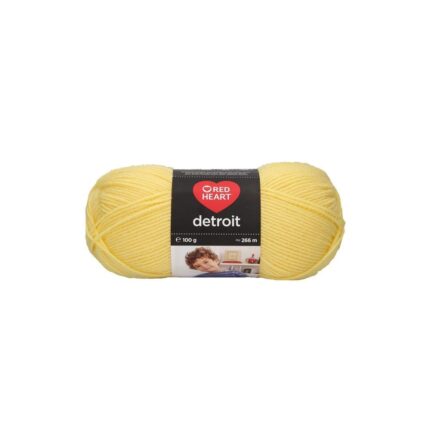 Włóczka Detroit j żółta 100g-266m *8585*