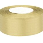 Wstążka satynowa 38mm/32m nr 87 złoty *1898*