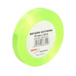 Wstążka satynowa jasnozielona 12mm/32m. *3458*
