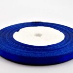Wstążka satynowa niebieska 6mm/32m. *3113*
