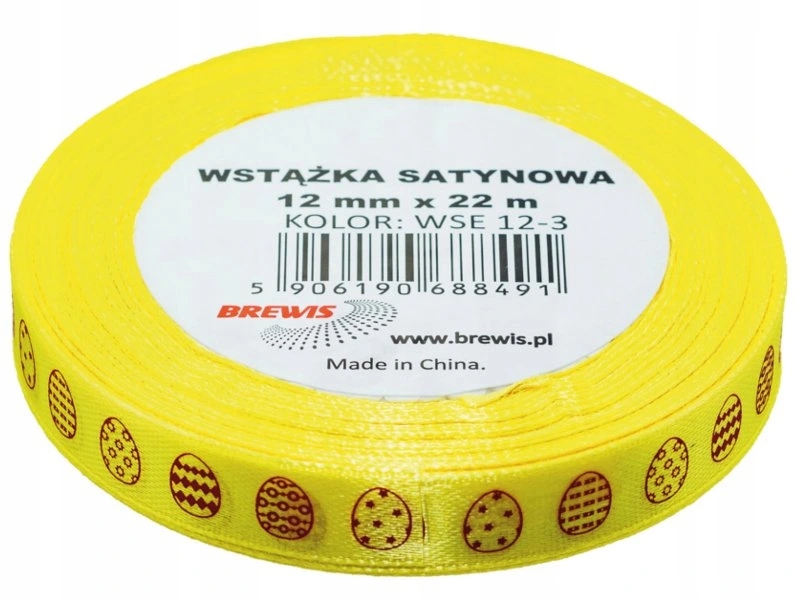 Wstazka-satynowa-ozdobna-jajeczka-12mm22m.-8491.jpg Wstążka satynowa ozdobna jajeczka 12mm/22m. *8491* - obrazek 1