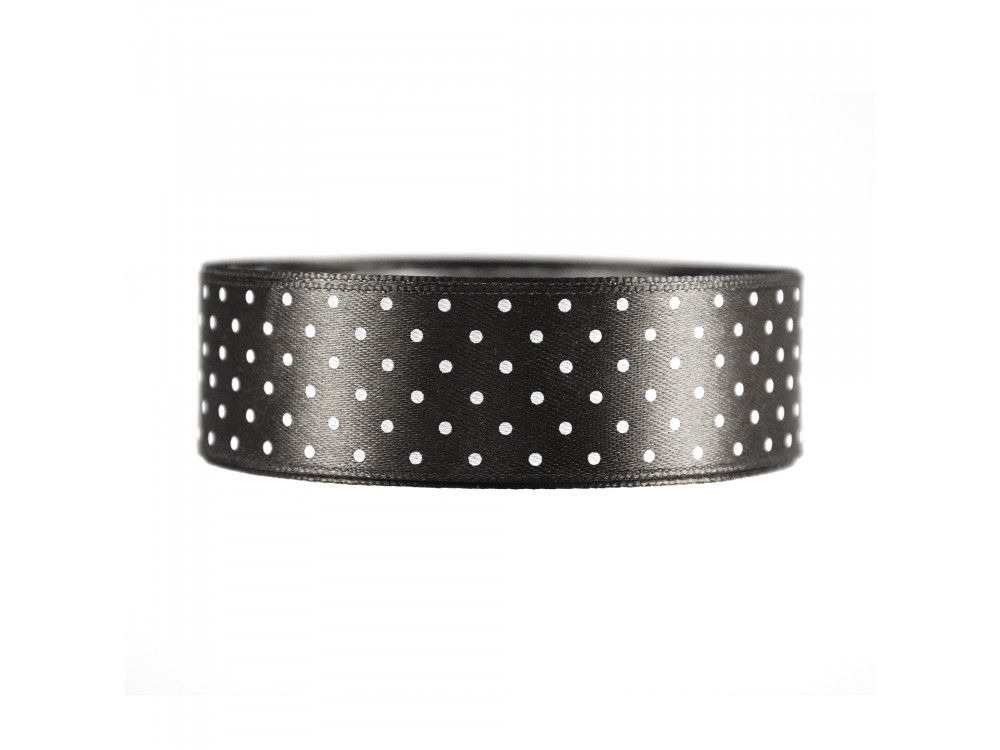 Wstazka-satynowa-w-biale-kropki-25mm22m-WSK25-39-czarny-2260.jpg Wstążka satynowa w białe kropki 25mm/22m WSK25-39 czarny *2260* - obrazek 1