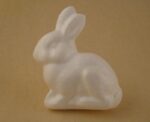 Zając styropianowy siedzący wys. 110mm 1szt