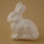Zając styropianowy siedzący wys. 110mm 1szt
