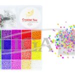 Zestaw koralików z dodatkami biżuteryjnymi 24 kolorów x 10g PJ-2159 wym.20x19x1,8cm*2159*