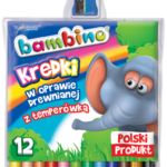 BAMBINO Kredki ołówkowe 12 kolorów z glinki kaolinowej *0249*