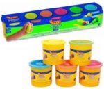 Ciastolina fluorescencyjna 5 kolorów po 110 g*7948*