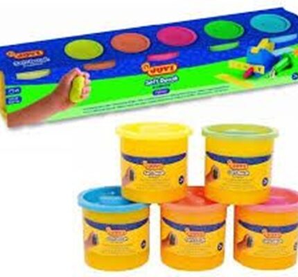 Ciastolina fluorescencyjna 5 kolorów po 110 g*7948*