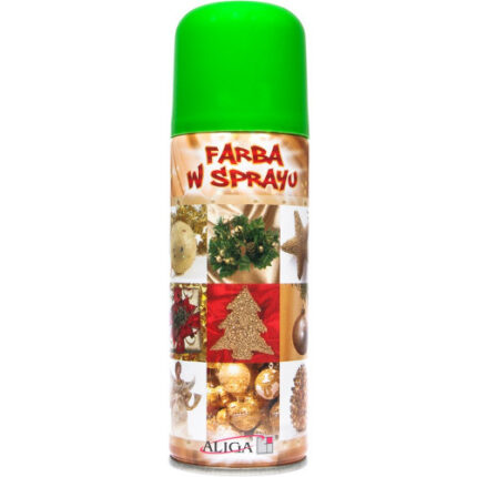 Farba w sprayu zielona 250ml. *6267*