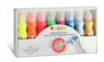 Farby Plakatowe Tempera 8x50ml (4 x fluo, 4 x metalizujące) Primo 2532FM8*9557*