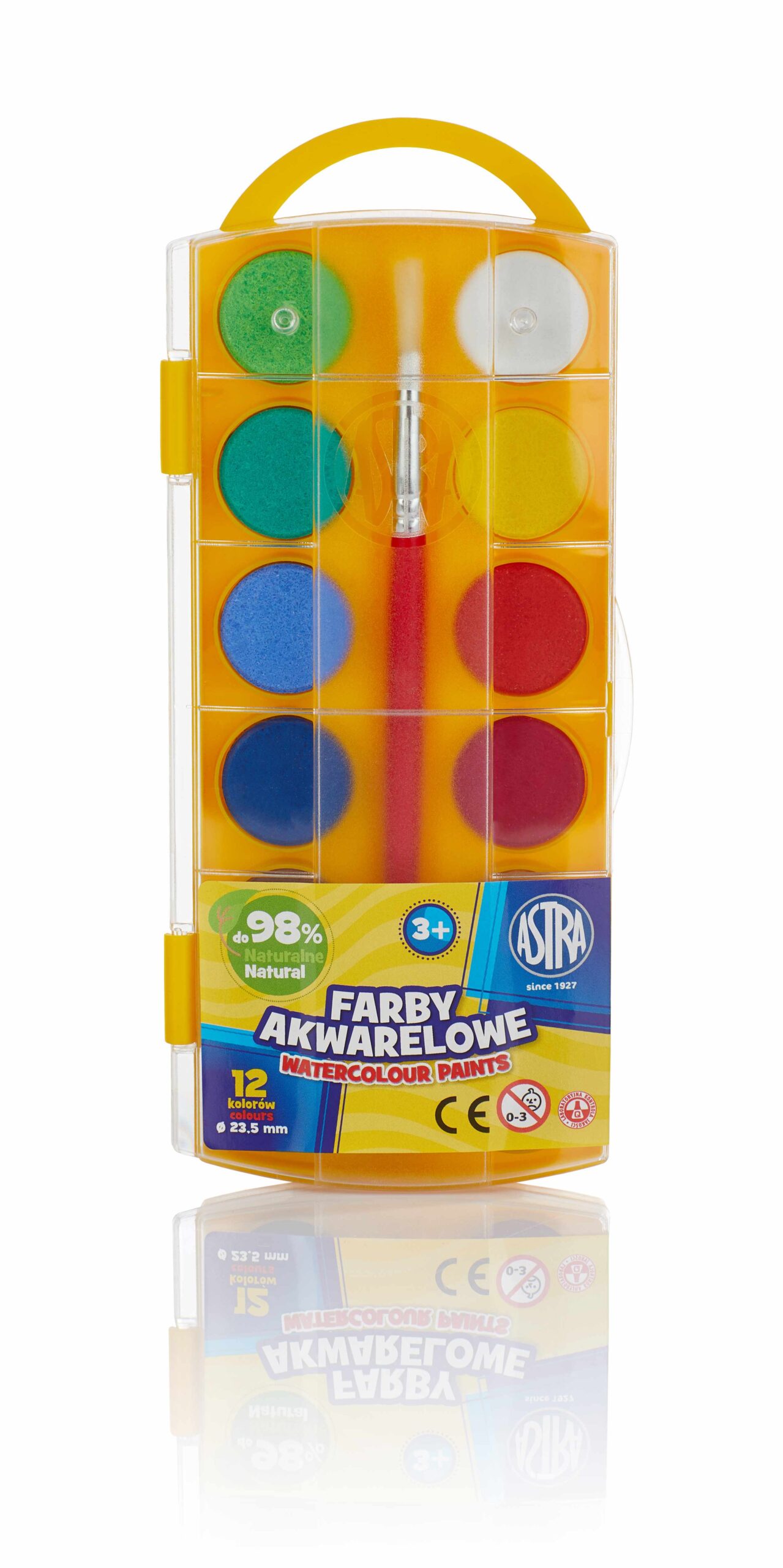 Farby-akwarelowe-Astra-12-kolorow-fi-235-mm-z-eurozawieszka-83216905-02125200-scaled-1.jpg Farby akwarelowe Astra 12 kolorów - fi 23,5 mm z eurozawieszką, 83216905 *0212*5200* - obrazek 1