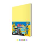 KARTON PASTELOWY A4 160G 100 ARKUSZY 5 KOLORÓW *3573*