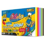 Karton A4 160g 300 arkuszy mix 20 kolorów po 15 kartek *3856*