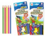 Kredki ołówkowe 12 szt sześciokątne *9960* - obrazek 2