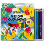 Kredki ołówkowe 24 kolory trójkątne tt8357 *9419*7971*6470*