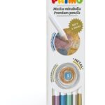 Kredki ołówkowe PRIMO Premium 6 kolorów metalizujących O 3,8 mm 5252MINAB6M *9571*