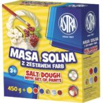 Masa solna Astra 450g + 6 kolorów farb do malowania, 324109001*0080*5177*