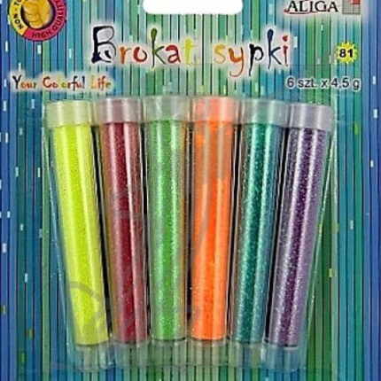 BROKAT SYPKI NEONOWY 6 KOLORÓW 4,5G WMT-302*0169*
