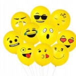 Balony buźki 12szt w kolorze żółtym "12/średnica 30cm*4739*