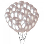 Balony metalizowane 100 szt perłowe *1053* - obrazek 2