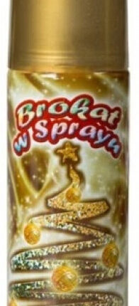 Brokat w sprayu złoty 250ml. *1231*
