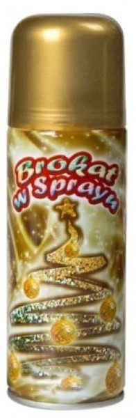 Brokat w sprayu złoty 250ml. *1231*