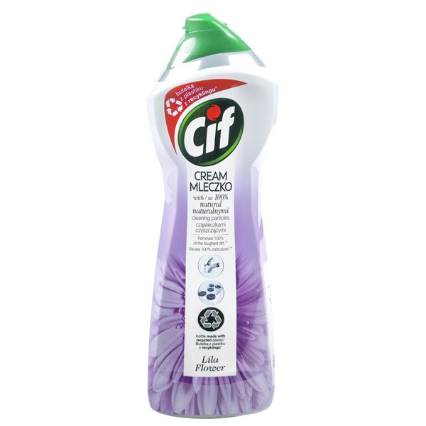 CIF-Mleczko-czyszczace-780ml-Lila-Flower-mikrokrysztalki-9835-.jpg CIF Mleczko czyszczące 780ml Lila Flower mikrokryształki *9835* - obrazek 1
