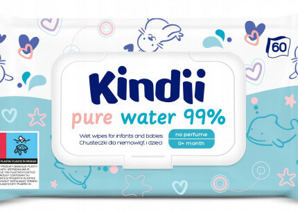 Chusteczki dla dzieci KINDII pure 60szt., 1op*5107*