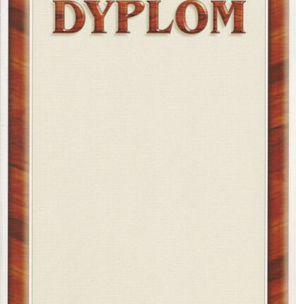 DYPLOMY WZÓR CZERWONA RAMKA/ECRU TŁO A4 10SZT*4012*