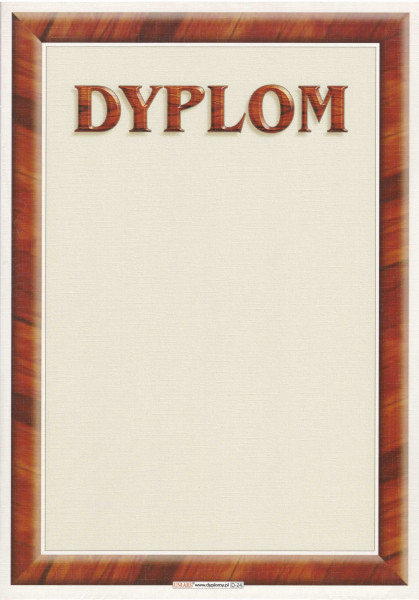 DYPLOMY WZÓR CZERWONA RAMKA/ECRU TŁO A4 10SZT*4012*