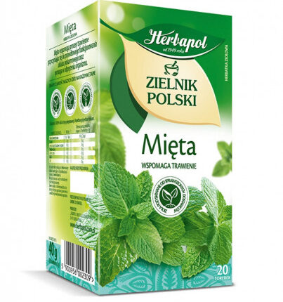 Herbata HERBAPOL ZIELNIK POLSKI mięta (20 torebek)*2309*