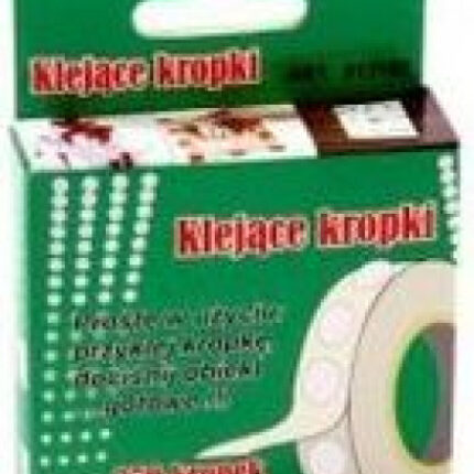 Klejące kropki 250szt średnica 10mm przezroczyste *3738*