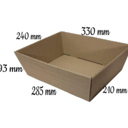 Koszyk prostokątny tekturowy średni*1564*