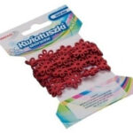 Kwiatuszki skórzany łańcuszek *1317*