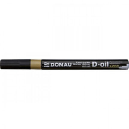 Marker olejowy DONAU D-Oil, okrągły, 2,2mm, złoty*9274*