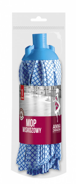 Mop wiskozowy kratka PB-3937 ANNA ZARADNA*3937*