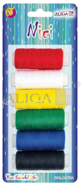 NICI OP.6 sz MIX KOLORÓW DŁ.182m NIT-9709*9709*