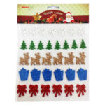 Naklejki z pianki z brokatem PVX18*2567*