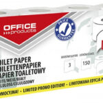PAPIER TOALETOWY CELULOZOWY OFFICE PRODUCTS PREMIUM, 3-WARSTWOWY,150 LISTKÓW, 15M, 8SZT., BIAŁY*5022