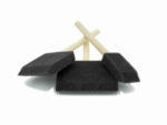 PĘDZELKI GĄBKOWE rozm 2,5cm, 5cm, 7cm, 5cm OP. 3 szt PG-3455*3455* - obrazek 2