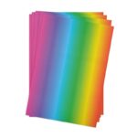 PROMO ZESZYT PAPIERÓW A4 KOLOROWYCH TĘCZOWYCH *0121 - obrazek 2