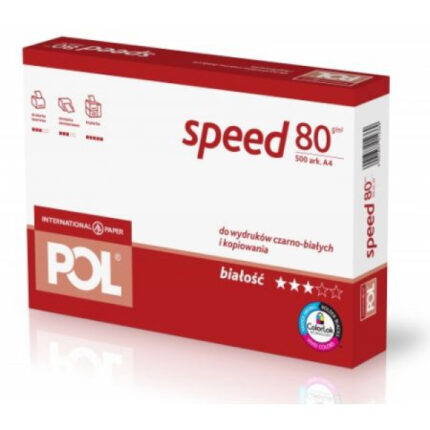 Papier ksero A3 POLSPEED 80g klasa białości C 153*2345*